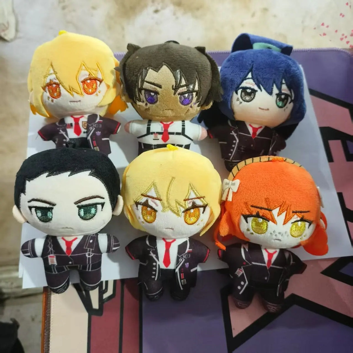 10cm Anime Limbus Company Cotton Plush Doll Ishmael Dante Faust Don Quixote Palm Christmas Gifts Desktop Decoration Trendy Toys