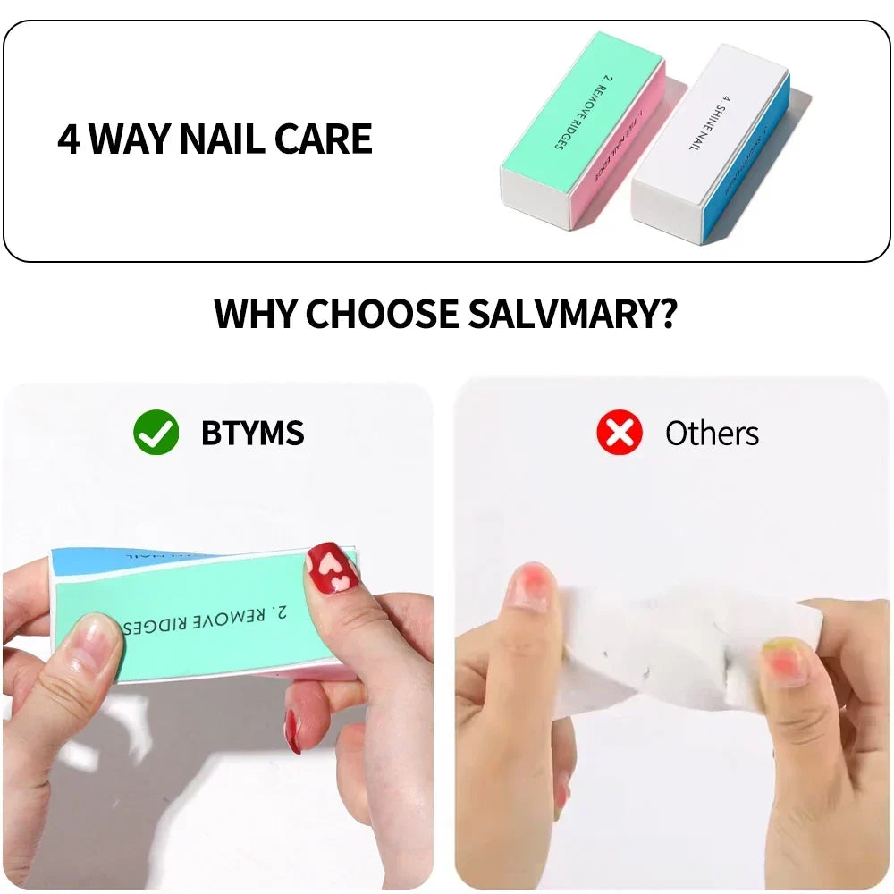 4-Sided Nail Buffing Block for Manicure & Pedicure