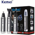 Kemei Rechargeable 4-in-1 Nose, Ear & Hair Trimmer