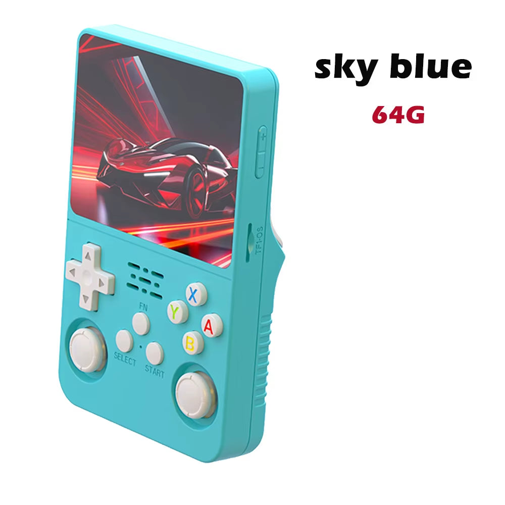 R36S Retro Handheld Video Game Console Linux System 3.5-Inch IPS Screen Portable Handheld Video Player 64GB 15000 Games